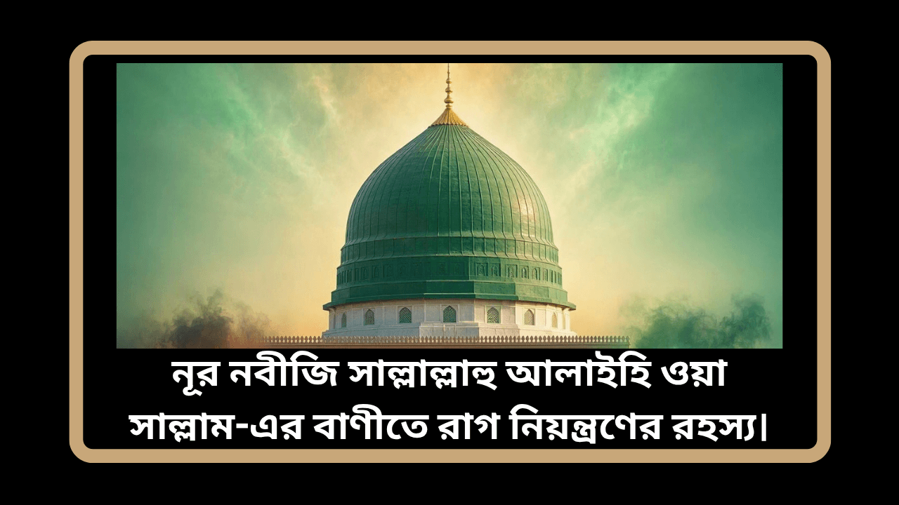 নূর নবীজির বাণীতে রাগ নিয়ন্ত্রণের রহস্য