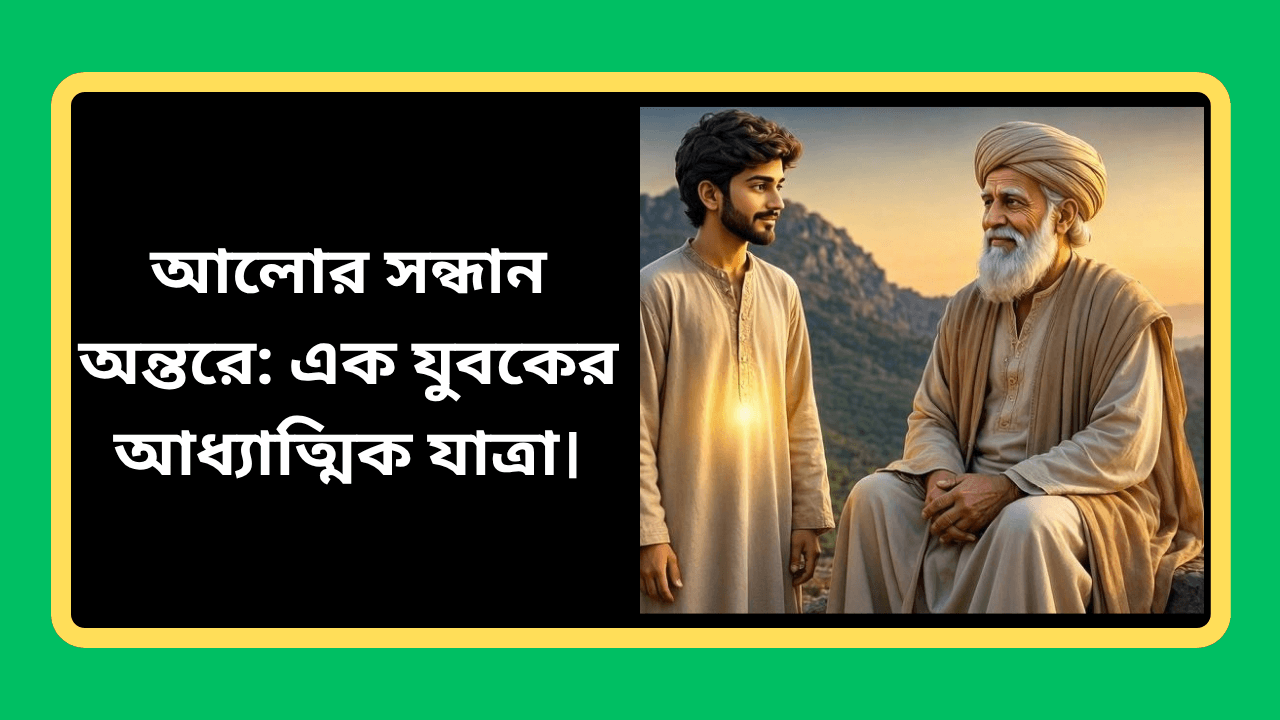 আলোর সন্ধান অন্তরে: এক যুবকের আধ্যাত্মিক যাত্রা
