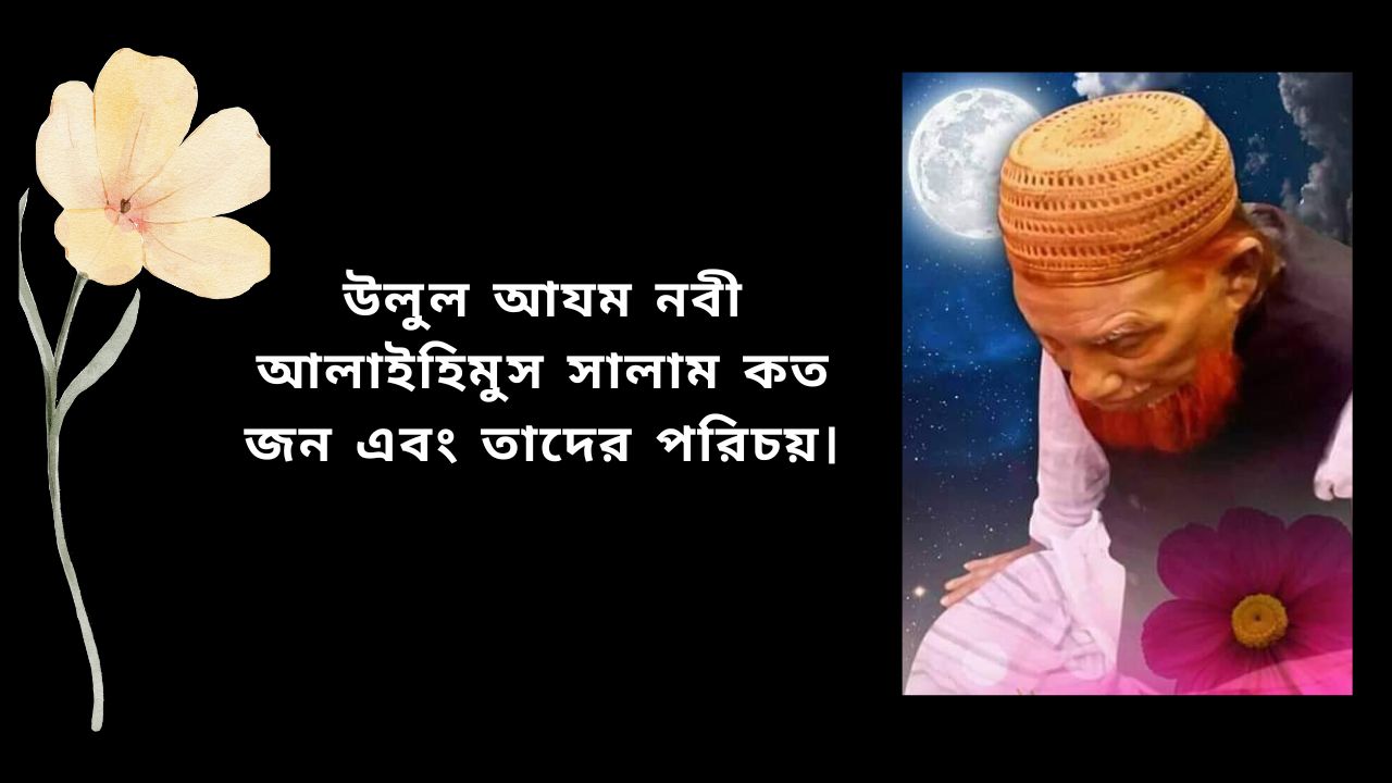 উলুল আযম নবী আলাইহিমুস সালাম কত জন এবং তাদের পরিচয়।