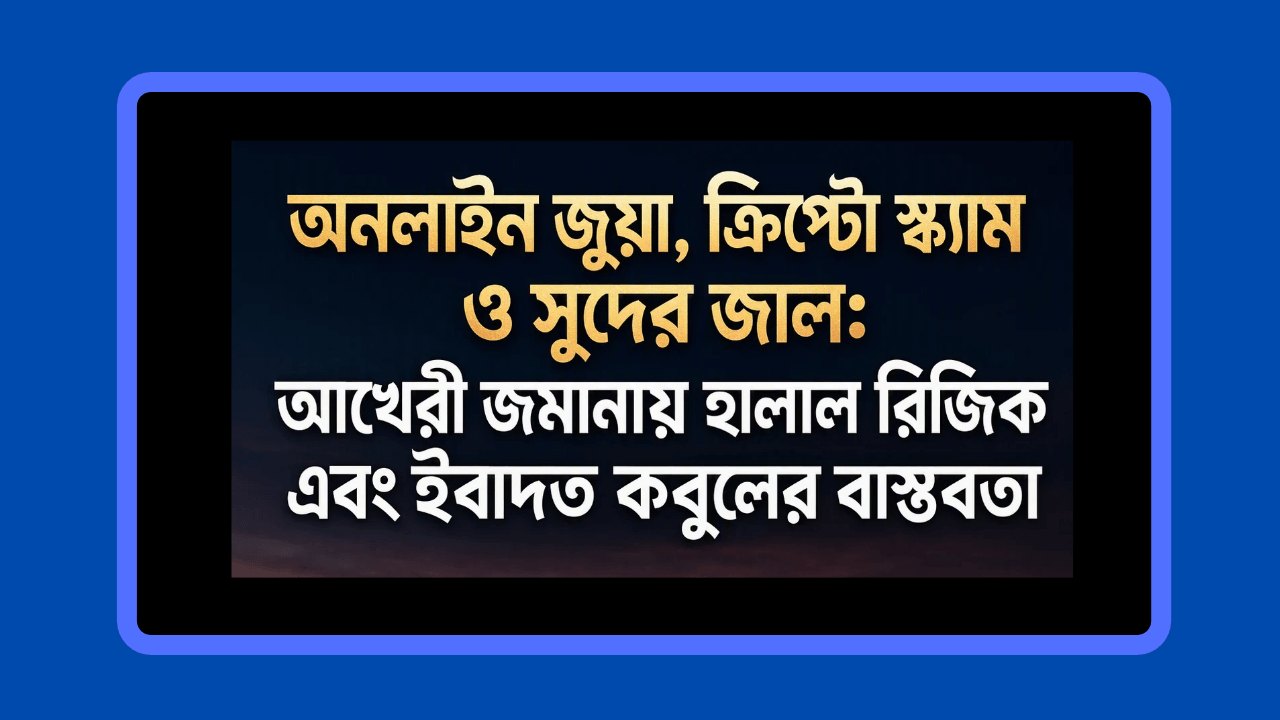 আখেরী জমানায় হালাল রিজিক
