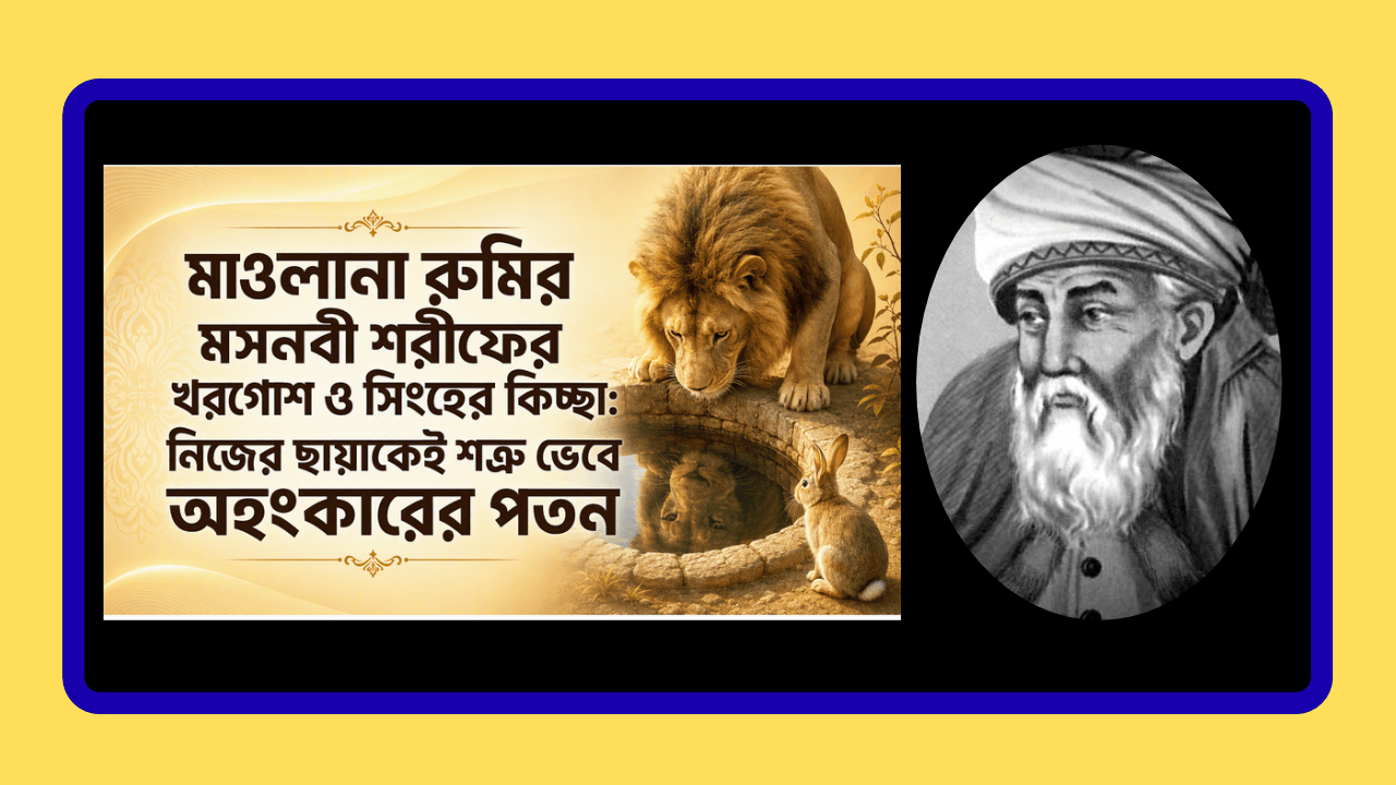 মাওলানা রুমির মসনবী শরীফের খরগোশ ও সিংহের কিচ্ছা